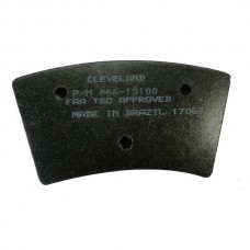 Cleveland 66-131 Organic Brake Lining - Pad Only - No Rivets